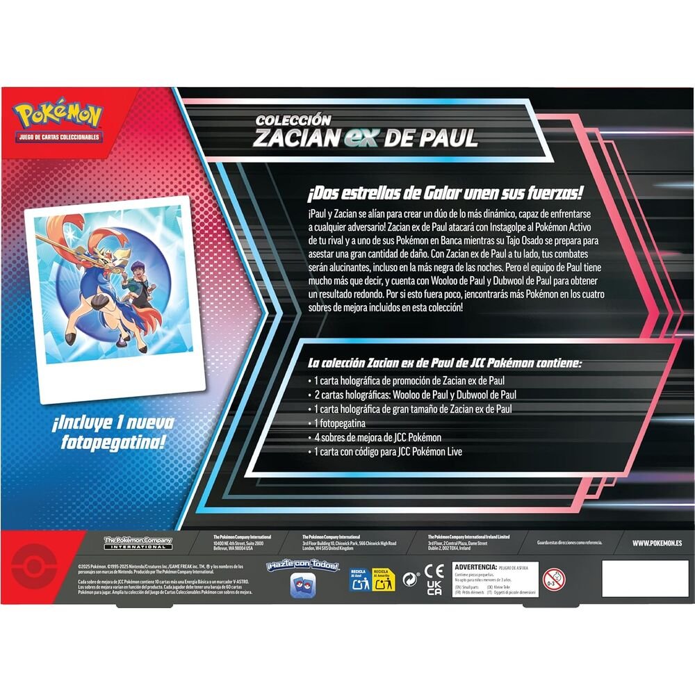 Pokémon Blister Zacian EX (ESP) - Imagen 2