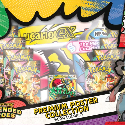 Pokemon Blister Mega Lucario con Poster